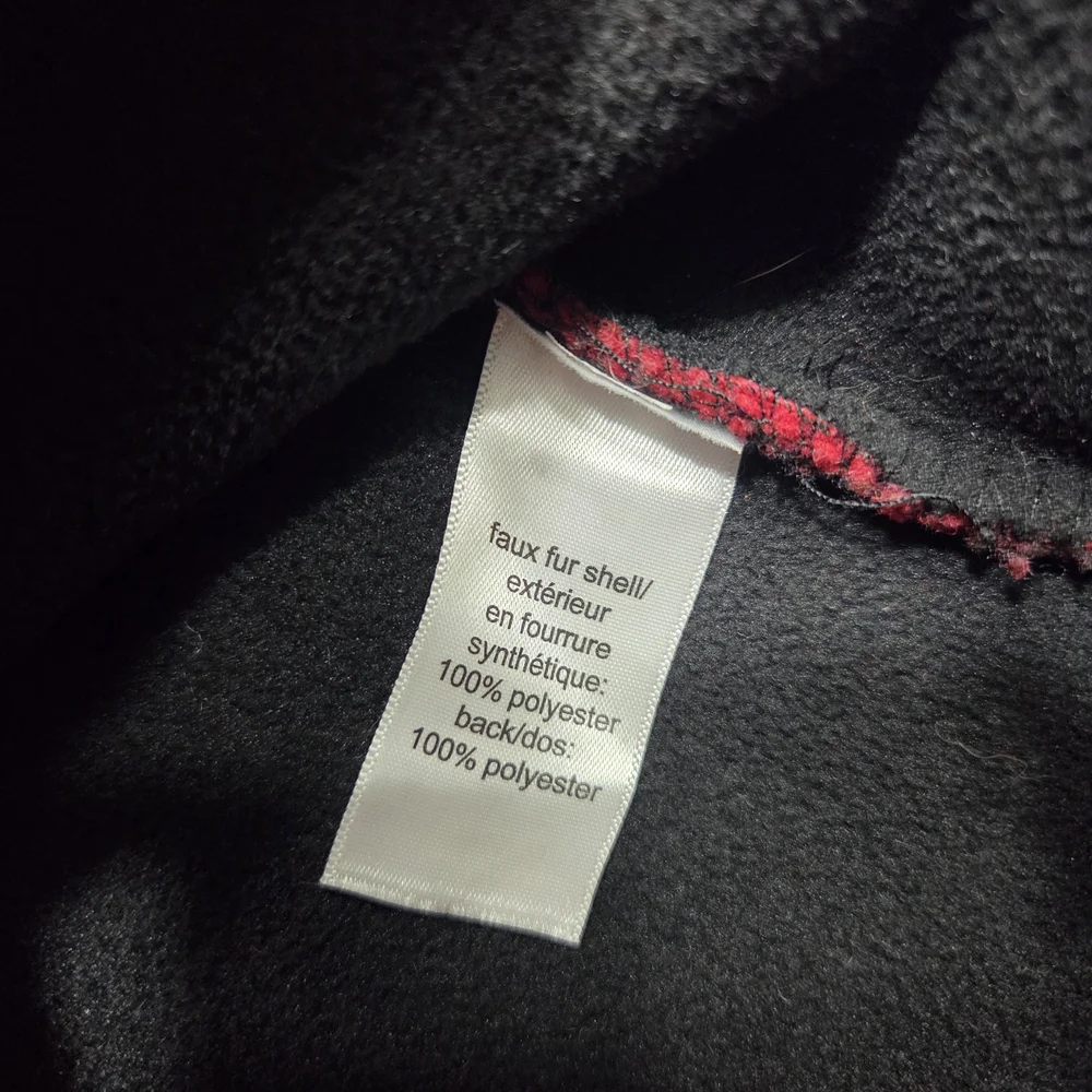 Maurices Red and Black Buffalo Check Sherpa Coat Size XL Womans - Picture 8 of 9